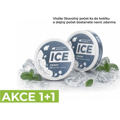 Ice nikotinové sáčky Frost 10,9 mg 22 sáčků