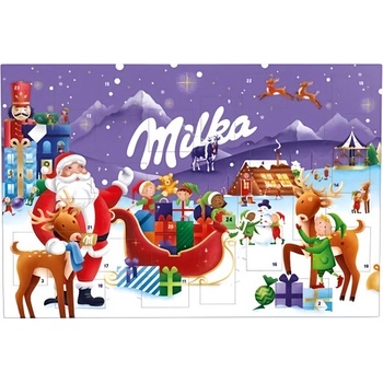 Milka adventní kalendář mléná čokoláda 200g