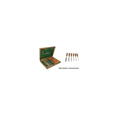 Narex Bystřice Narex sada dlát ploché 8532 50 PREMIUM sada 6 ks, 6-10-12-16-20-26 mm leštené v kazete WOOD LINE PLUS