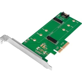 Image 1 of LogiLink PCI-E Card, M. 2 PCIe + M. 2 SATA, Logilink PC0083
