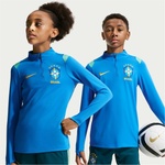 Nike Kids' Brazil International Licensed Drill Top - Blue/Gold