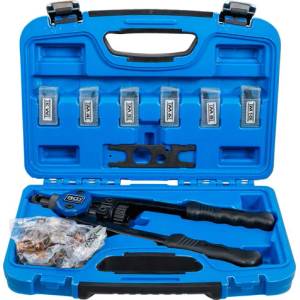 BGS technic Нитачка за нитгайки комплект с 60 броя нитгайки, М3-М10, BGS technic 408