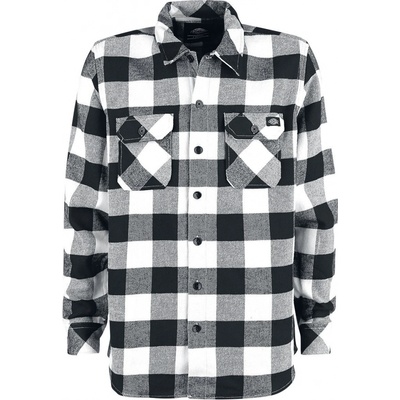 Dickies košile s dlouhymi rukáv NEW SACRAMENTO shirt BLACK Černá
