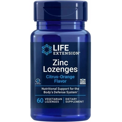 Life Extension Zinc Lozenges 60 pastilek