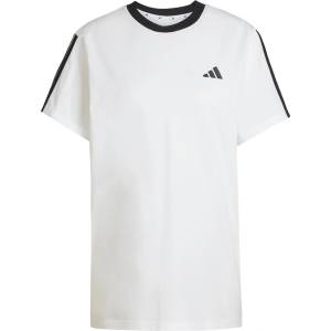 adidas Дамска тениска Adidas Essentials 3 Stripe T-Shirt Womens - White/Black