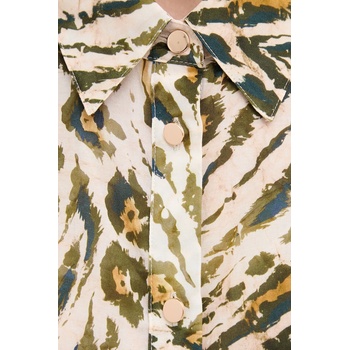 Marc Aurel Риза Marc Aurel дамска в бежово със свободна кройка с класическа яка 6322-1000-93436 (6322.1000.93436)