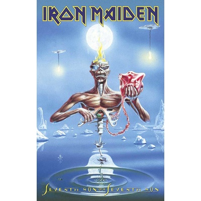 Textilní plakát - vlajka Iron Maiden: Seventh Son (70 x 106 cm)