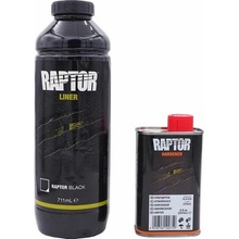 RAPTOR čierny tvrdý ochranný náter SET cierny 0,95L