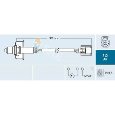 FAE Lambda sonda FAE 75644