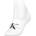 Calvin Klein Чорапи Calvin Klein Women's Liner Invisible Socks - White
