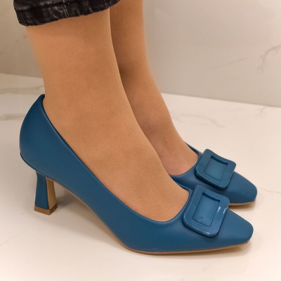 Dámske matné lodičky NEVADA modré