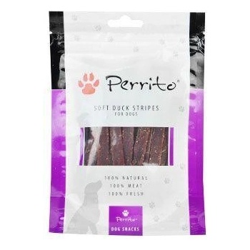 Perrito Soft Duck Jerky Stripes 100 g
