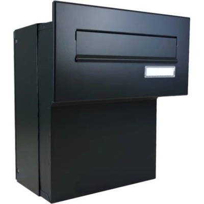 DOLS F-046 ČD-16 RAL9005 - poštová schránka na zamurovanie, s menovkou, čierna