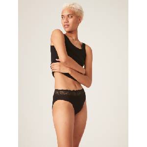 Modibodi Менструални бикини Modibodi Sensual Hi-Waist Bikini Heavy-Overnight Modibodi | Cheren | ЖЕНИ | XS