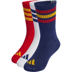 adidas Детски спортни чорапи adidas Kid's 3-Stripes Concept Crew 3-Pack Sports socks - Dark Blue / Team Power Red 2 / White - размер 22-24 (EU) (207-1484-0212)