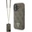 GUESS кожен калъф с метално лого Strass Crossbody за iPhone 16 - кафяв (3666339328641)