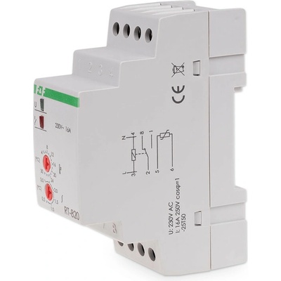 RT-820 - Mechanický priemyselný termostat, 230V, 16A, 4-30°C