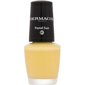 Dermacol Mini Pastel lak na nechty 01 Pastel Sun 5 ml