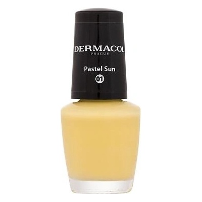 Dermacol Mini Pastel lak na nechty 01 Pastel Sun 5 ml