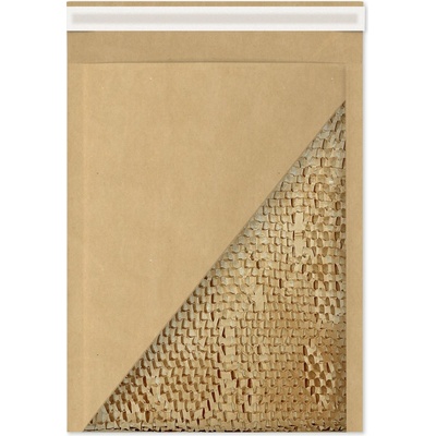 Obálky s ochranným papírovým vláknem - Honeycomb - 215 x 150 mm - Manilová