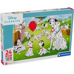 Clementoni Пъзел Clementoni от 24 части - 101 далматинци (24245) - baby