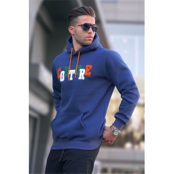 Madmext Мъжки суитшърт с качулка 6029 - Тъмносин #361324 (361324_Тъмно синьо)