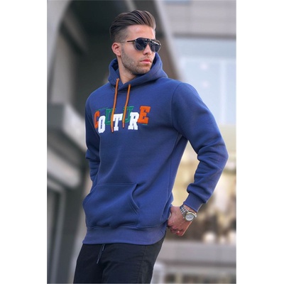 Madmext Мъжки суитшърт с качулка 6029 - Тъмносин #361324 (361324_Тъмносин)