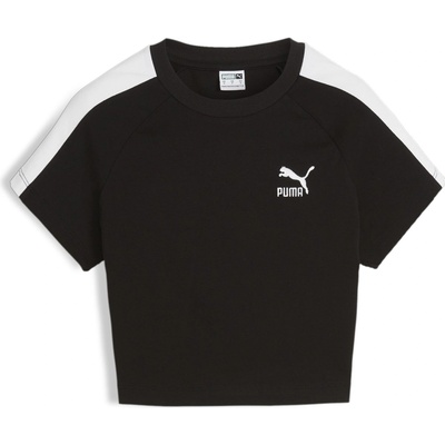 PUMA Бебешка тениска Puma Iconic T7 Baby Tee Womens - Puma Black