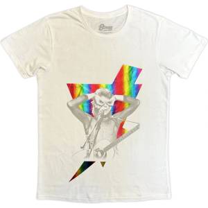 David Bowie Holographic Bolt (Foiled) White XL Риза (BOWTS40MW04)