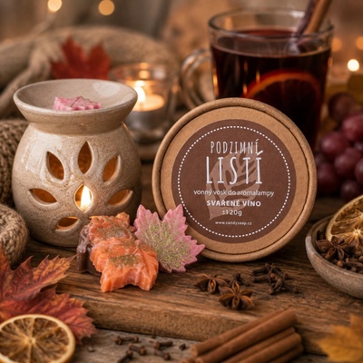 Candy Soap Podzimní listí vosk do aromalampy 120 g