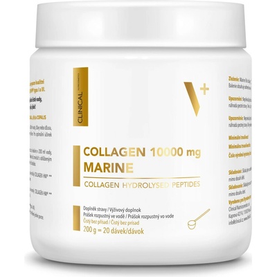 Clinical Collagen 10 000 mg marine collagen hydrolysed peptides 200 g