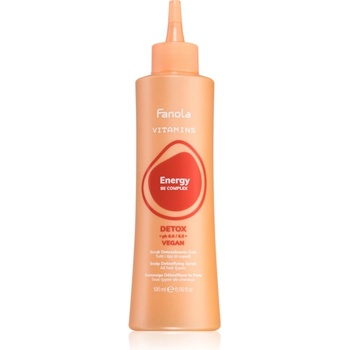 Fanola Vitamins Scalp Detoxifying Scrub почистващ пилинг гел за всички видове коса 195ml