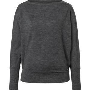 super. natural Дамски вълнен пуловер Super. natural Women's Kula Sweater Longsleeve - Pirate Grey Melange - размер XS (105-4703-0911)