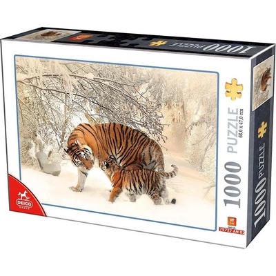DEICO Tiger s mláďaťom 1000 dielov