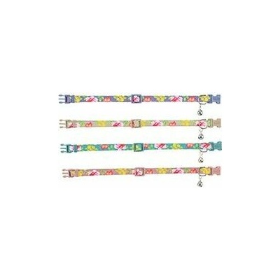 TRIXIE Obojek kočka nylon s květinami 20 - 34 cm 10 mm