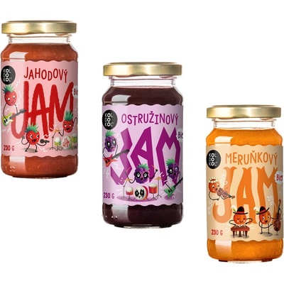 Koldokol JAM - džem 70% ovocia BIO 230g - Džem jahoda