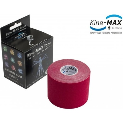 KineMAX Kinesiologický tejp MAX Tape Classic červený 5 x 5 cm