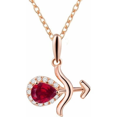 Eppi Rubínový přívěsek ve znamení Střelce s diamanty Centauro P34122