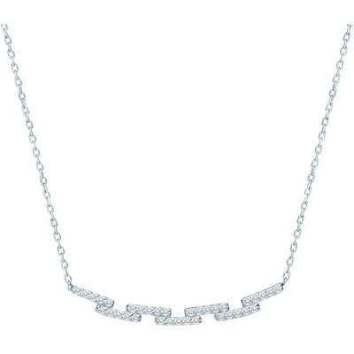 SAVICKI Колие Savicki: бяло злато, диаманти