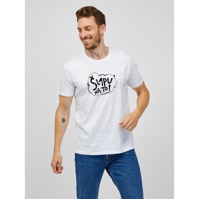 ZOOT. Original Бяла мъжка тениска с щампа ZOOT. Original Стъпвам върху нея ZOOT. Original | Byal | МЪЖЕ | S