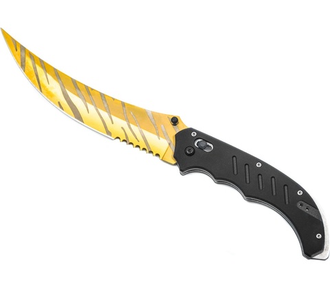 F A D E E Flip knife Tiger Tooth