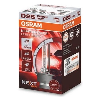 Osram xenon. výbojka 85V 35W D2S P32d-2 Night Breaker Laser +200% svítivost