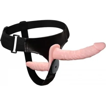 Image 1 of LyBaile Вибриращ двоен страпон колан Double Heads