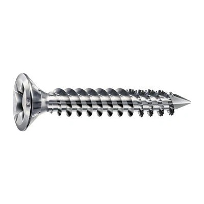 SPAX-FEX CUT montážní vrut 4.0x28 PH2 hlava 7mm ocel,stříbr.,PVC-dřev.profily (2000 ks)