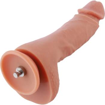 Image 1 of HISMITH HSA20 Dual Layer Ultra Lifelike Soft Silicone Dildo KlicLok Flesh 22cm