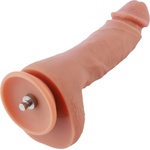 HISMITH HSA20 Dual Layer Ultra Lifelike Soft Silicone Dildo KlicLok Flesh 22cm