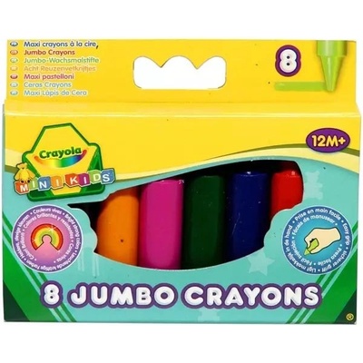 Crayola Crayola: 8 бр. пастелни цветни тебешири Джъмбо (81-0080)