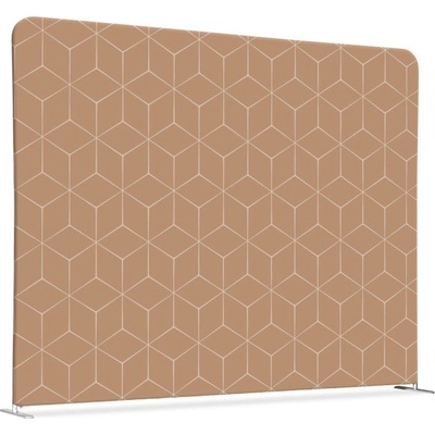 Jansen Display Oboustranný Hexagon béžový 150 x 150 cm