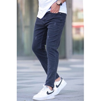 Madmext Мъжки Skinny Fit панталон T6315 - Опушеносив #362298 (362298_Антрацит)