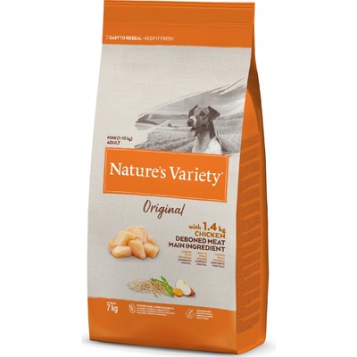 Nature's Variety original mini Adult dog s kuracím 7 kg
